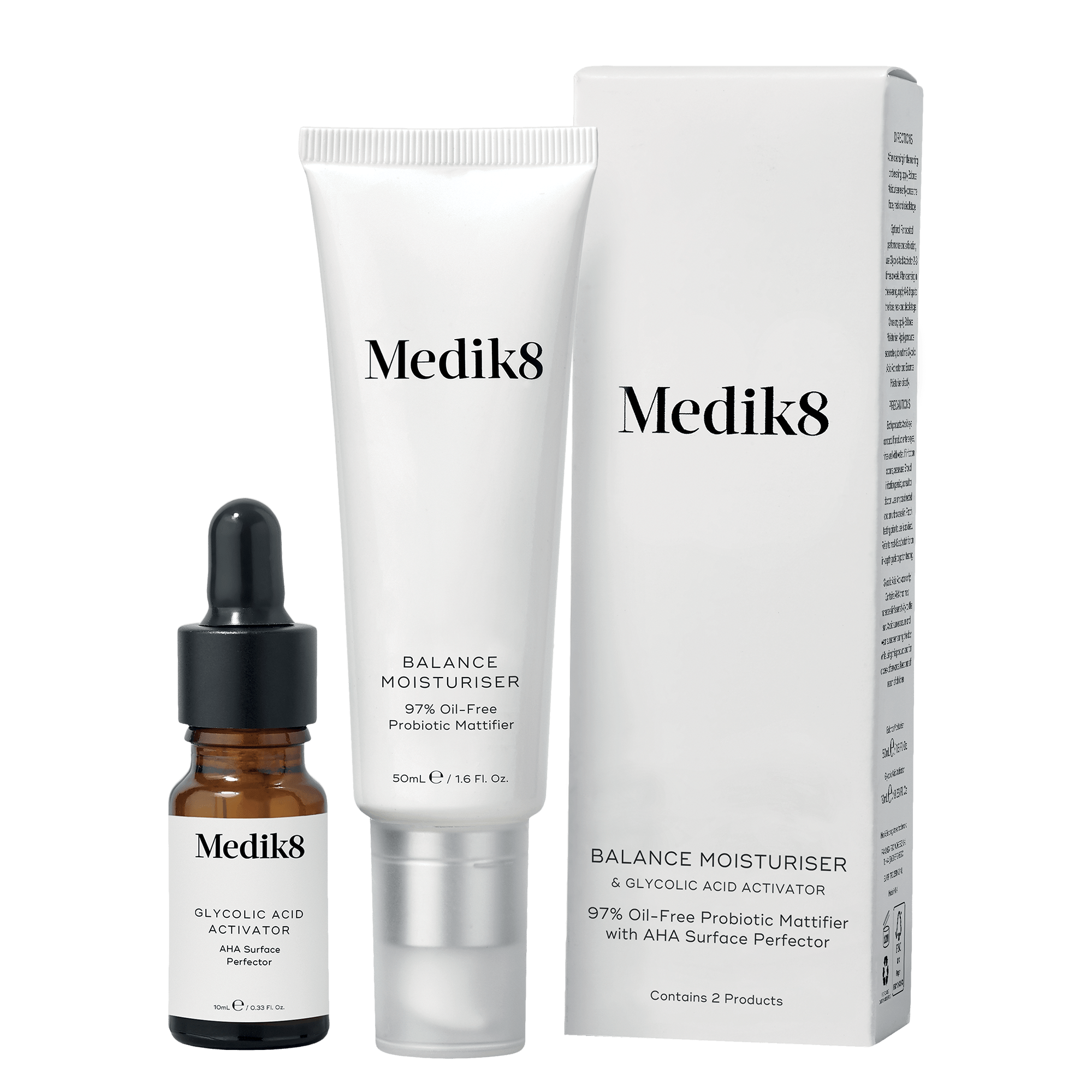 MEDIK8 Balance Moisturiser & Glicolic Acid Activator - Imagen 2