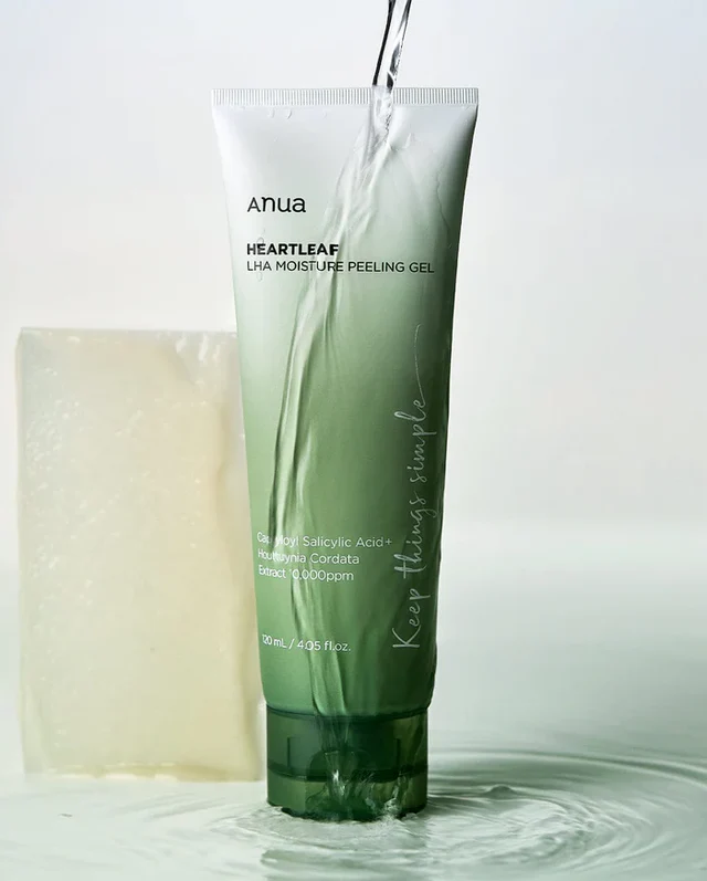 ANUA HEARTLEAF LHA MOISTURE PEELING GEL FACIAL SCRUB 120 ML - Imagen 3