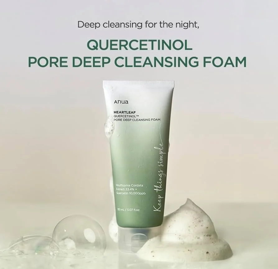 ANUA HEARTLEAF QUERCETINOL PORE DEEP CLEASING FOAM 150 ML - Imagen 4