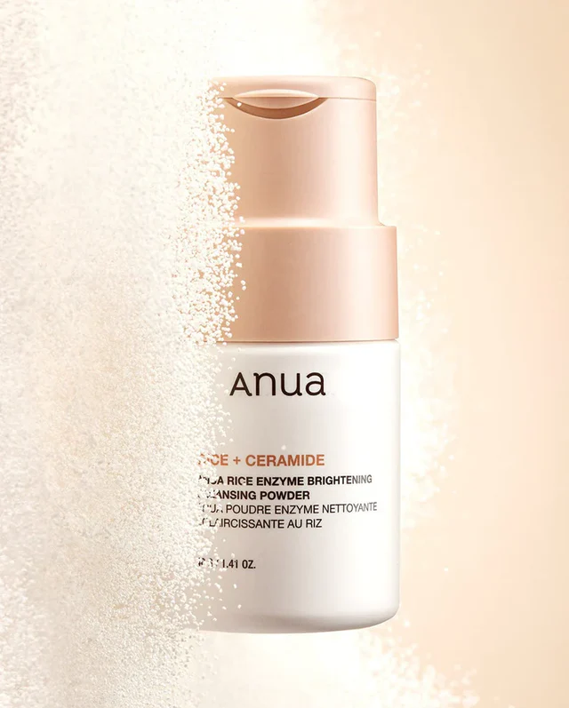 ANUA RICE ENZYME BRIGHTENING CLEASING POWDER 40 GR - Imagen 2
