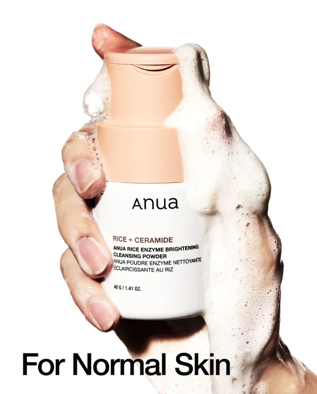 ANUA RICE ENZYME BRIGHTENING CLEASING POWDER 40 GR - Imagen 5