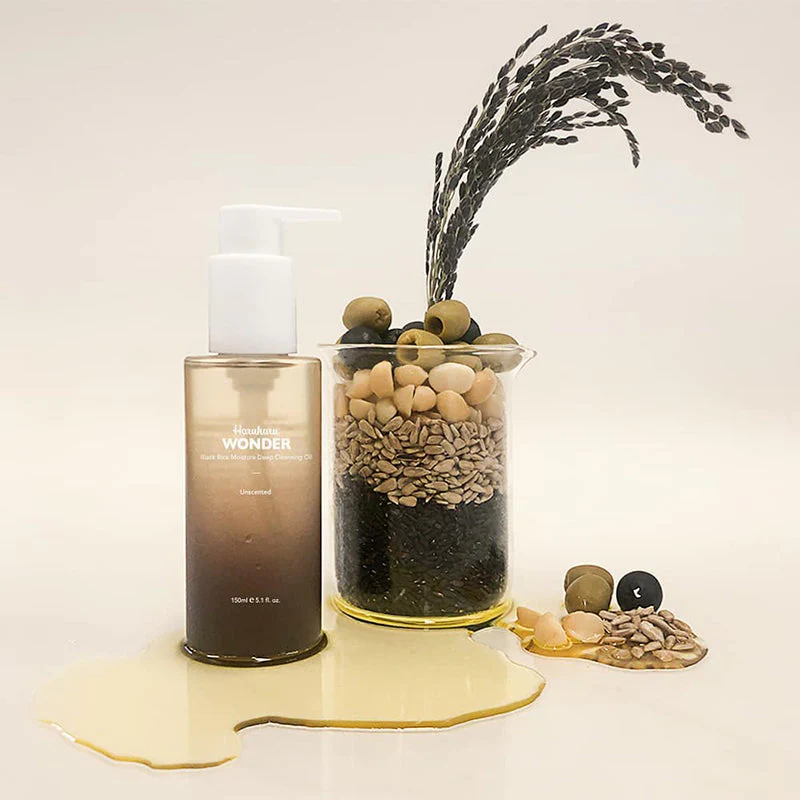 HARUHARU WONDER BLACK RICE MOISTURE DEEP CLEANSING OIL 150 ML - Imagen 2
