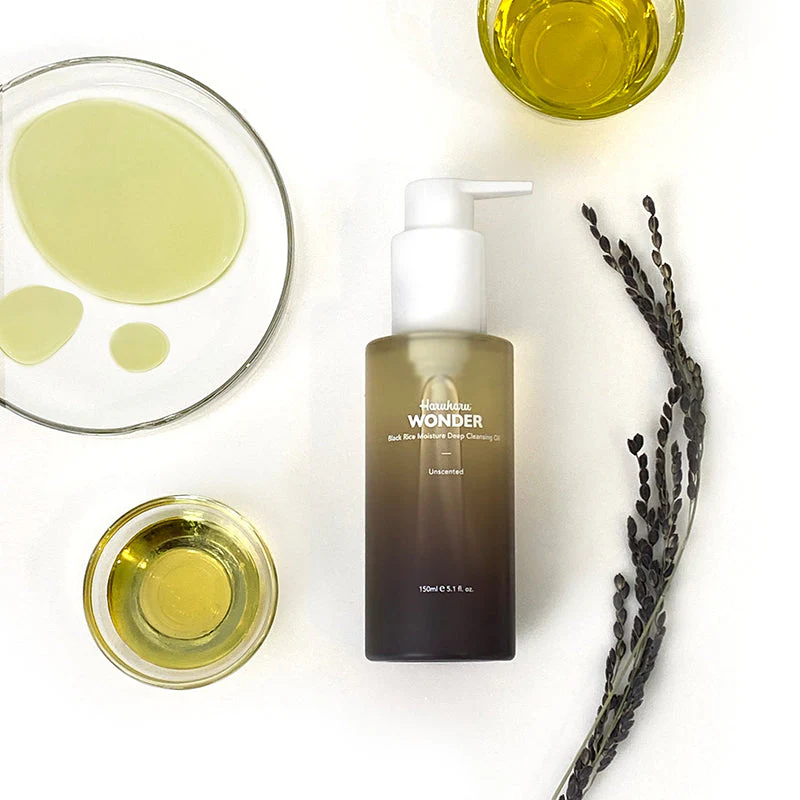 HARUHARU WONDER BLACK RICE MOISTURE DEEP CLEANSING OIL 150 ML - Imagen 3