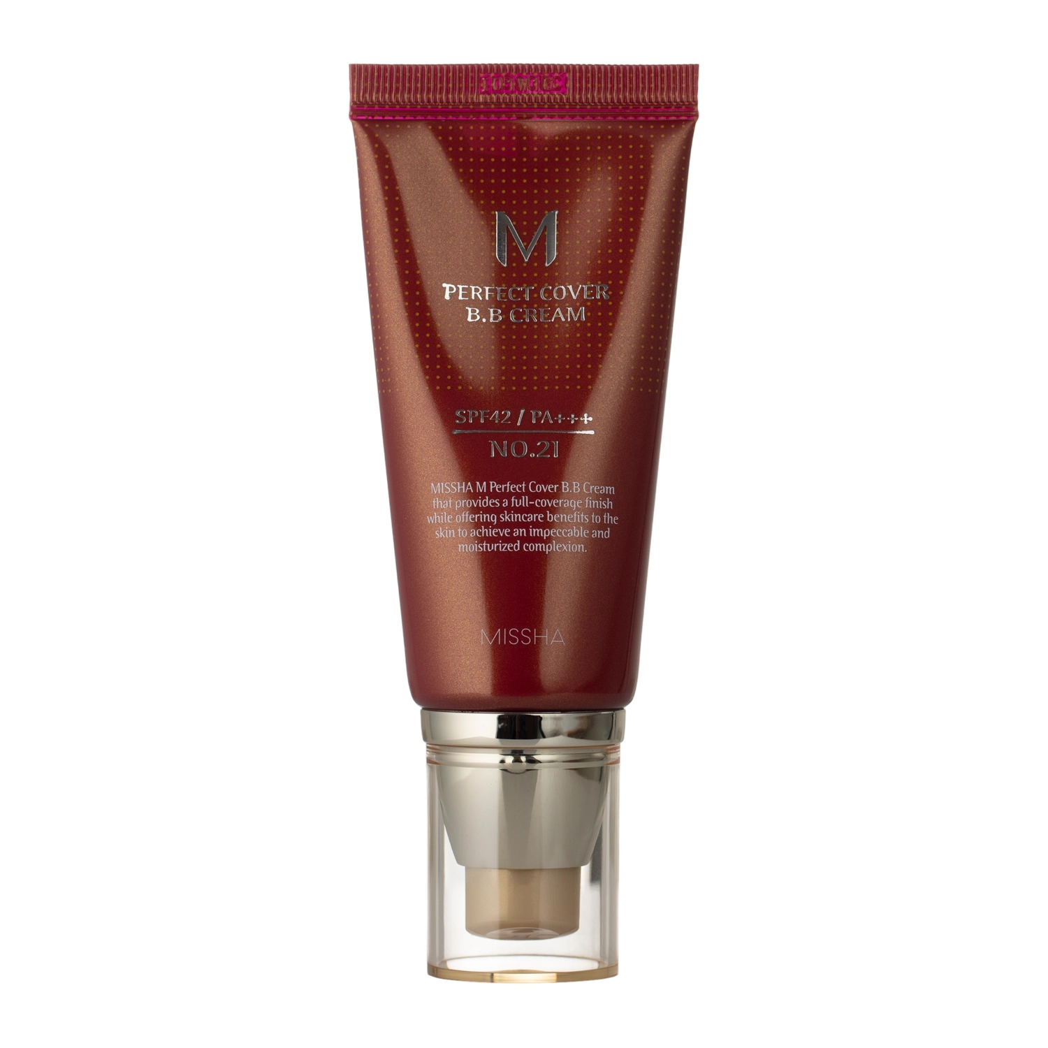 MISSHA M PERFECT COVER BB CREAM SPF42 PA+++ N21 LIGHT BEIGE 50ML