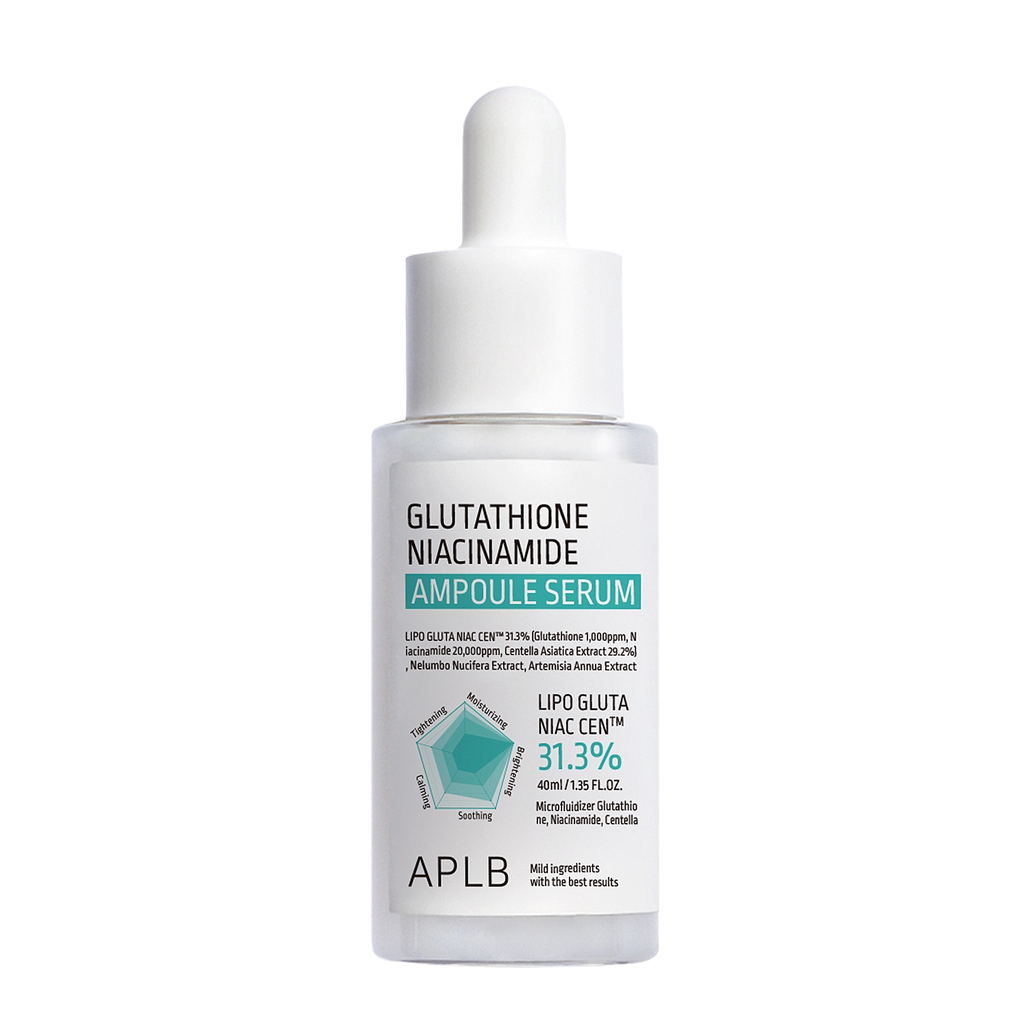 APLB GLUTATHIONE NIACINAMIDE AMPOULE SERUM 40ML