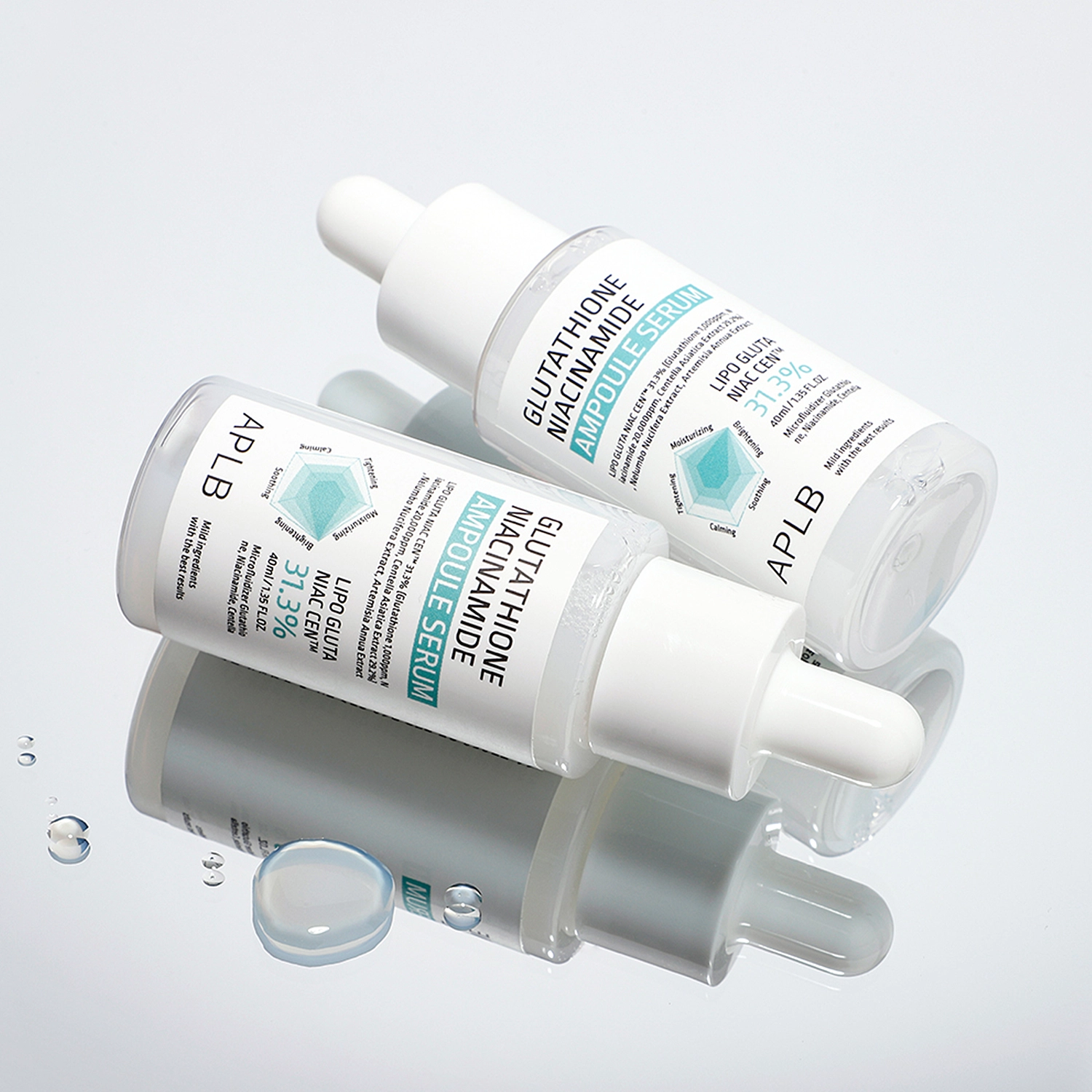 APLB GLUTATHIONE NIACINAMIDE AMPOULE SERUM 40ML - Imagen 3