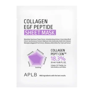 APLB COLLAGEN EGF PEPTIDE SHEET MASK 1 PC/25ML