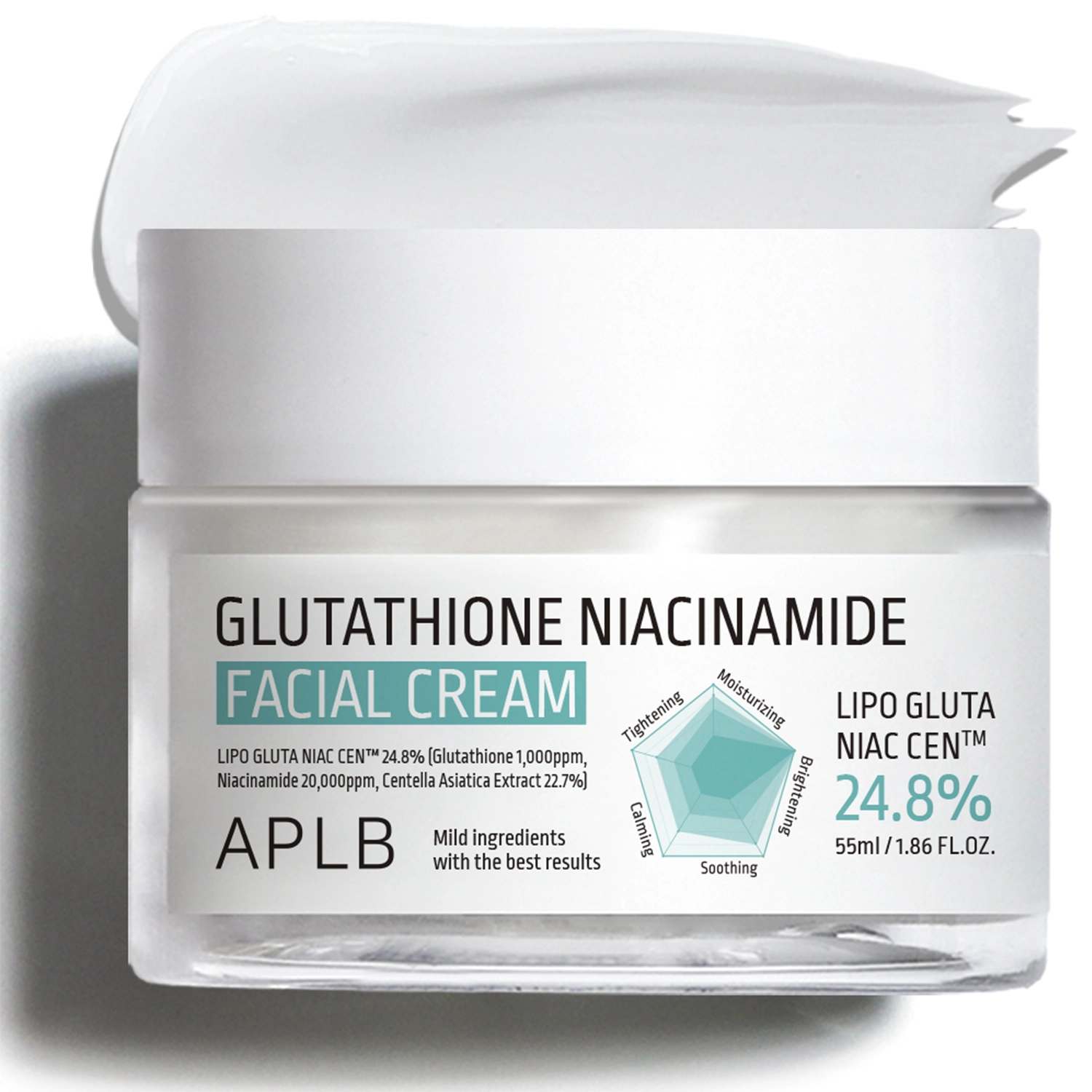 APLB GLUTATHIONE NIACINAMIDE FACIAL CREAM 55 ML - Imagen 2