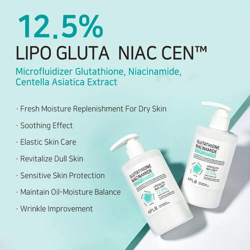 APLB GLUTATHIONE NIACINAMIDE BODY LOTION 300 ML - Imagen 5