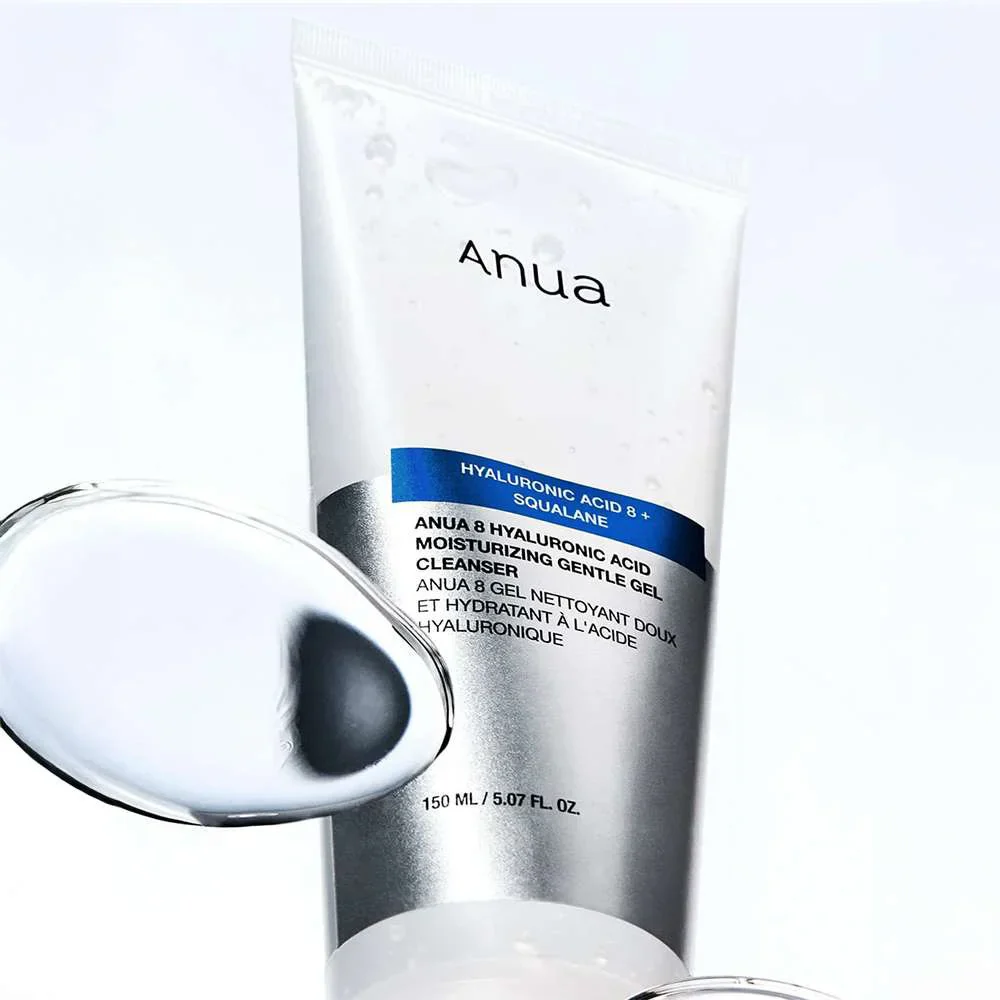 ANUA 8 HYALURONIC ACID MOISTURIZING GENTLE GEL CLEANSER 150 ML - Imagen 3
