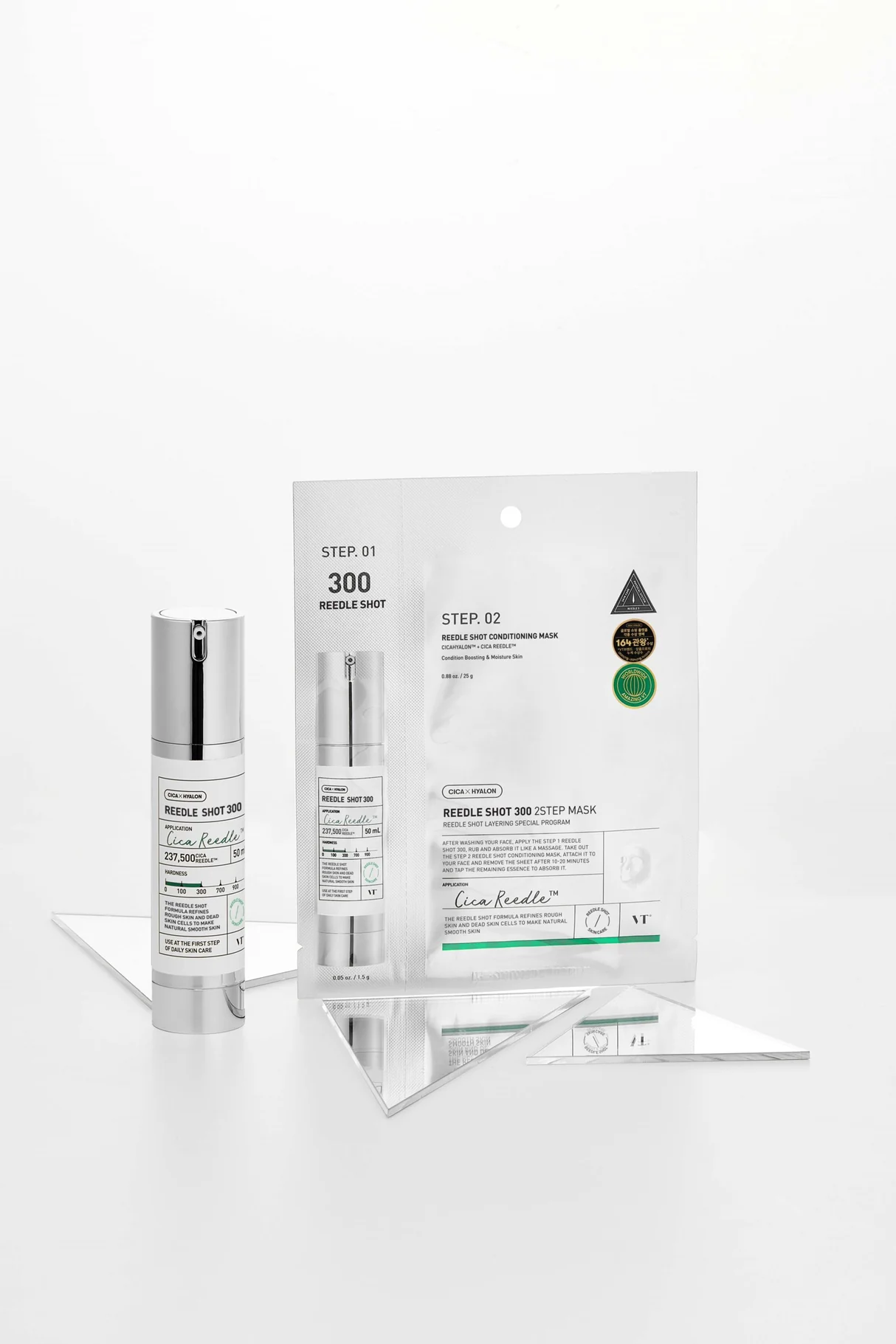 VT COSMETICS REEDLE SHOT 300 2STEP MASK 25GR - Imagen 2