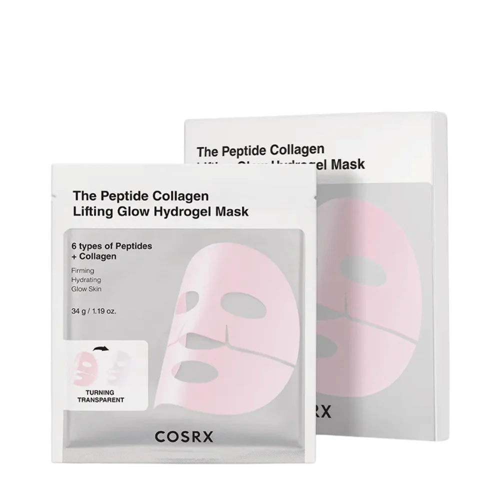 COSRX THE PEPTIDE COLLAGEN LIFTING GLOW HYDROGEL MASK 34 GR/1 PC