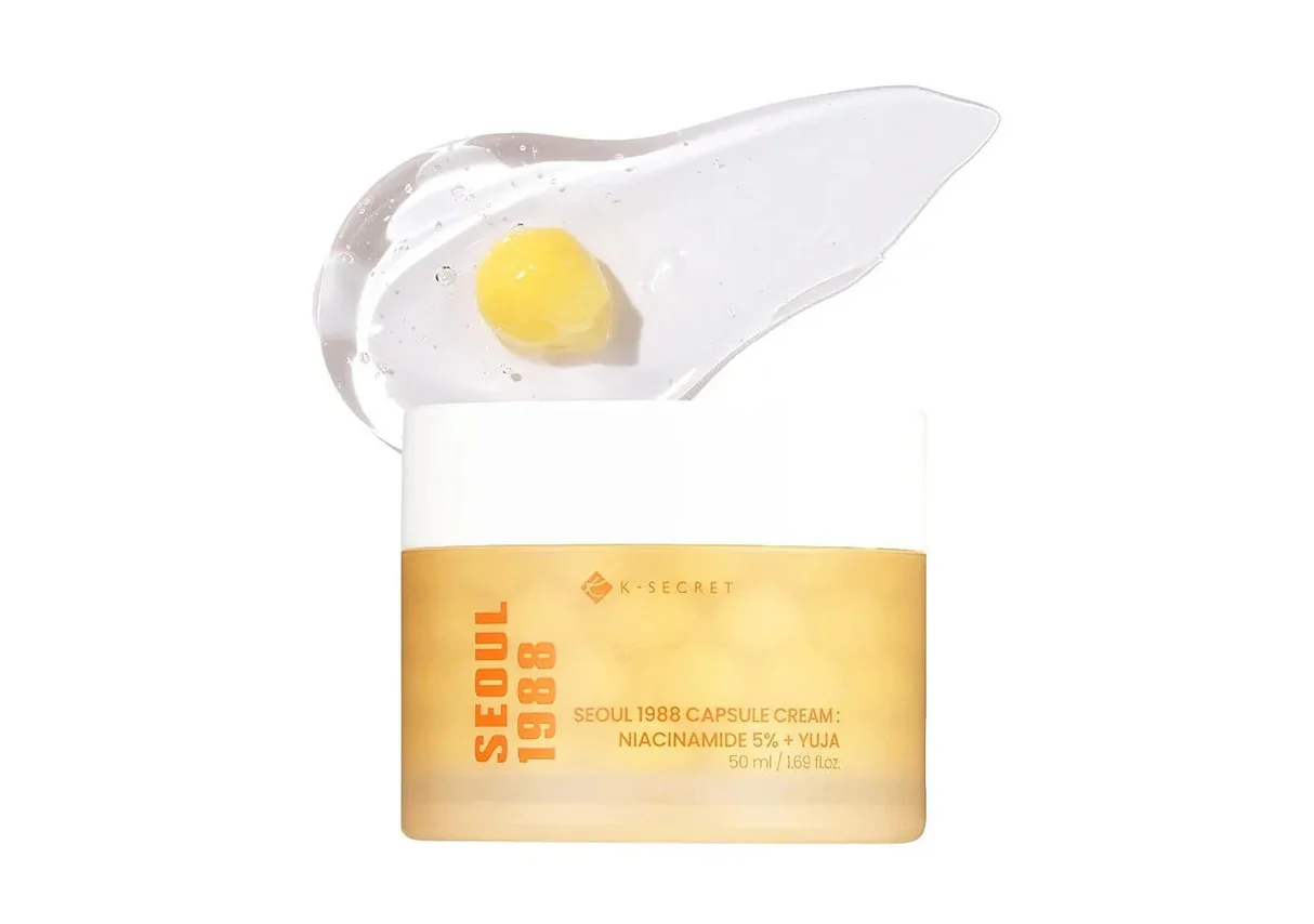 K-SECRET SEOUL 1988 CAPSULE CREAM: NIACINAMIDE 5%+YUJA 50 ML - Imagen 6