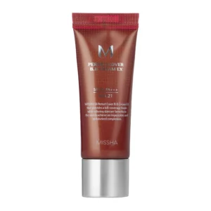 MISSHA M PERFECT COVER BB CREAM SPF 42 PA+++ Nº 21 LIGHT BEIGE 20 ML