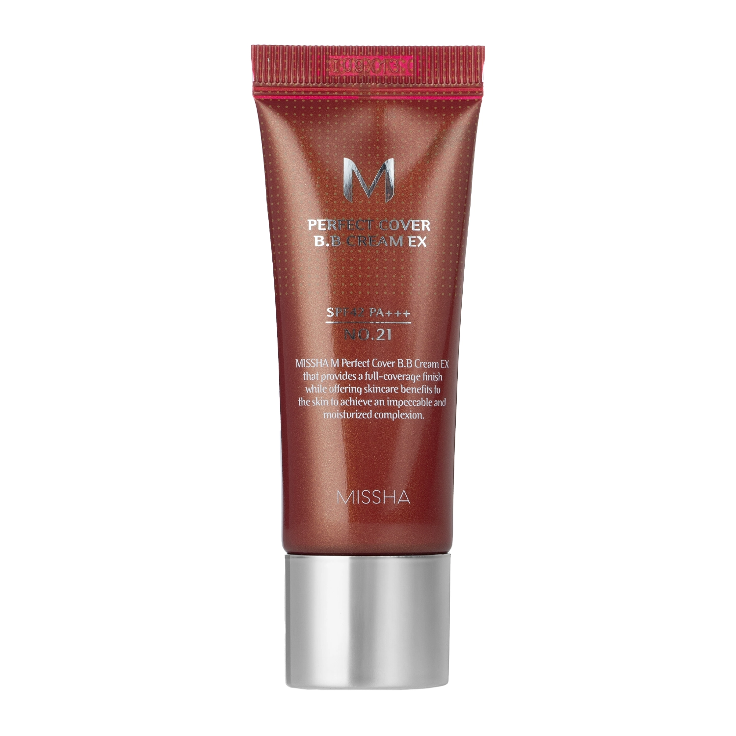MISSHA M PERFECT COVER BB CREAM SPF 42 PA+++ Nº 21 LIGHT BEIGE 20 ML
