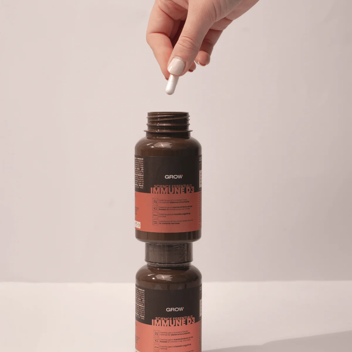 GROW NUTRITION INMUNE D3 60 CAPS - Imagen 2