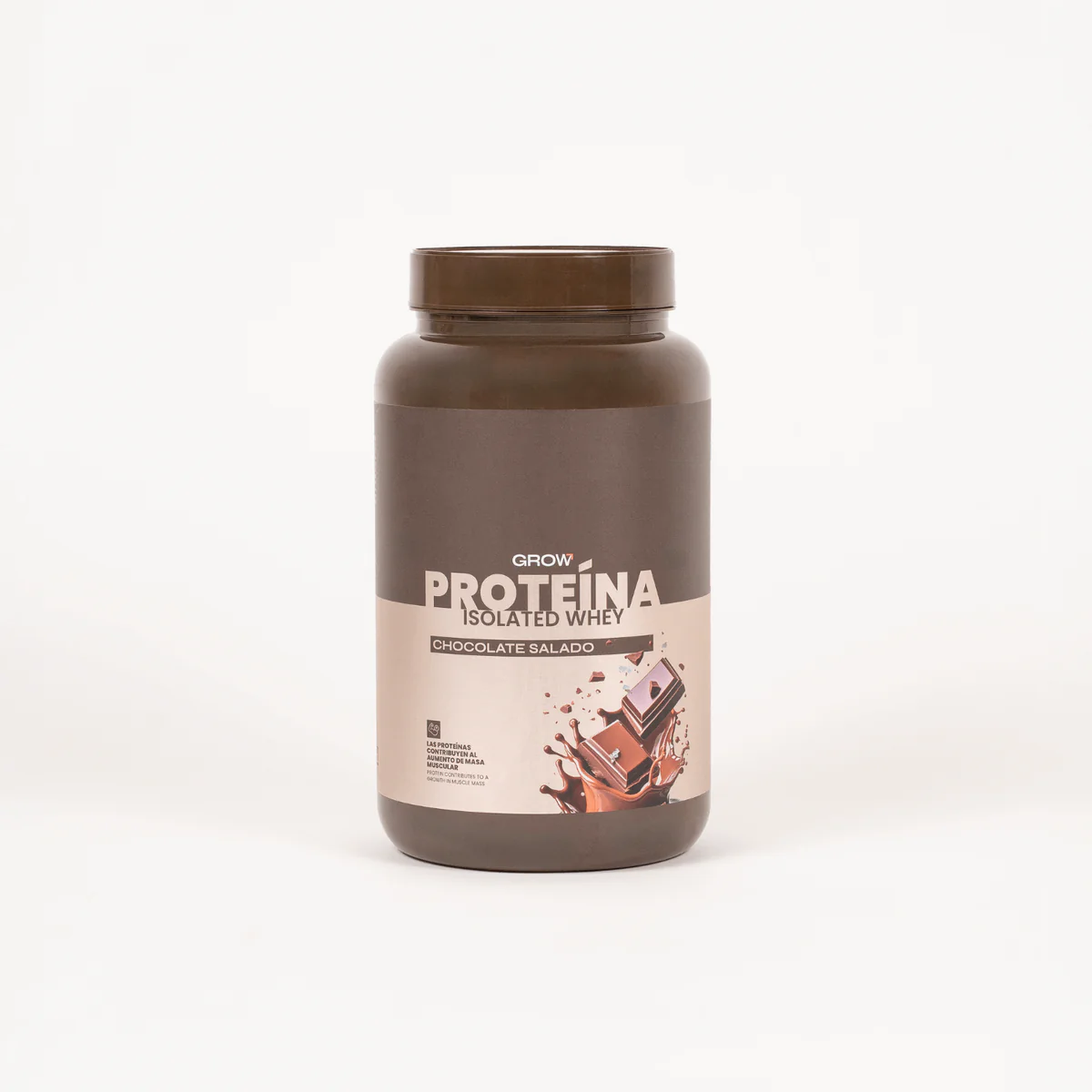 GROW NUTRITION PROTEINA ISOLATED WHEY CHOCOLATE SALADO 1 KG