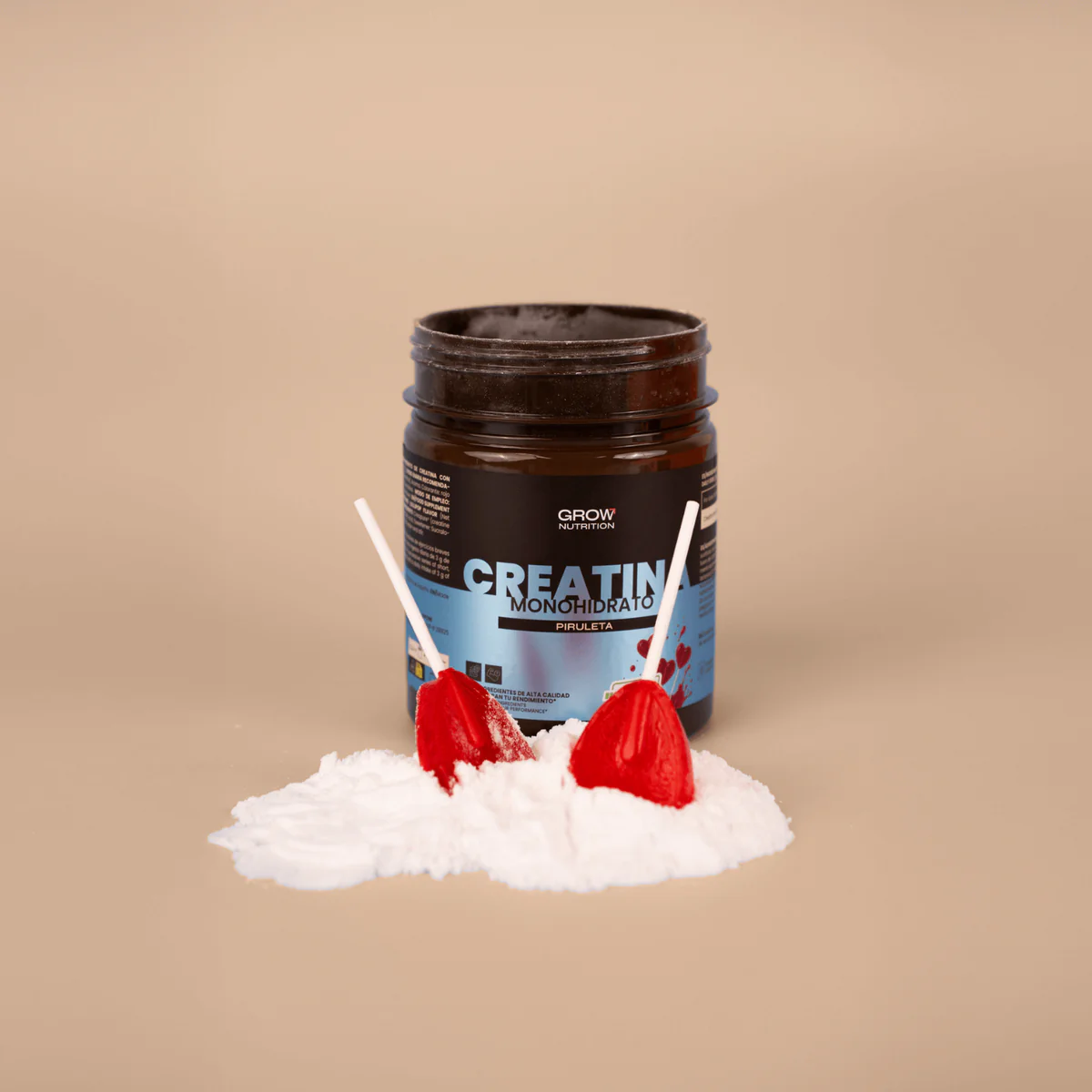 GROW NUTRITION CREATINA CREAPURE PIRULETA 250 GR - Imagen 2