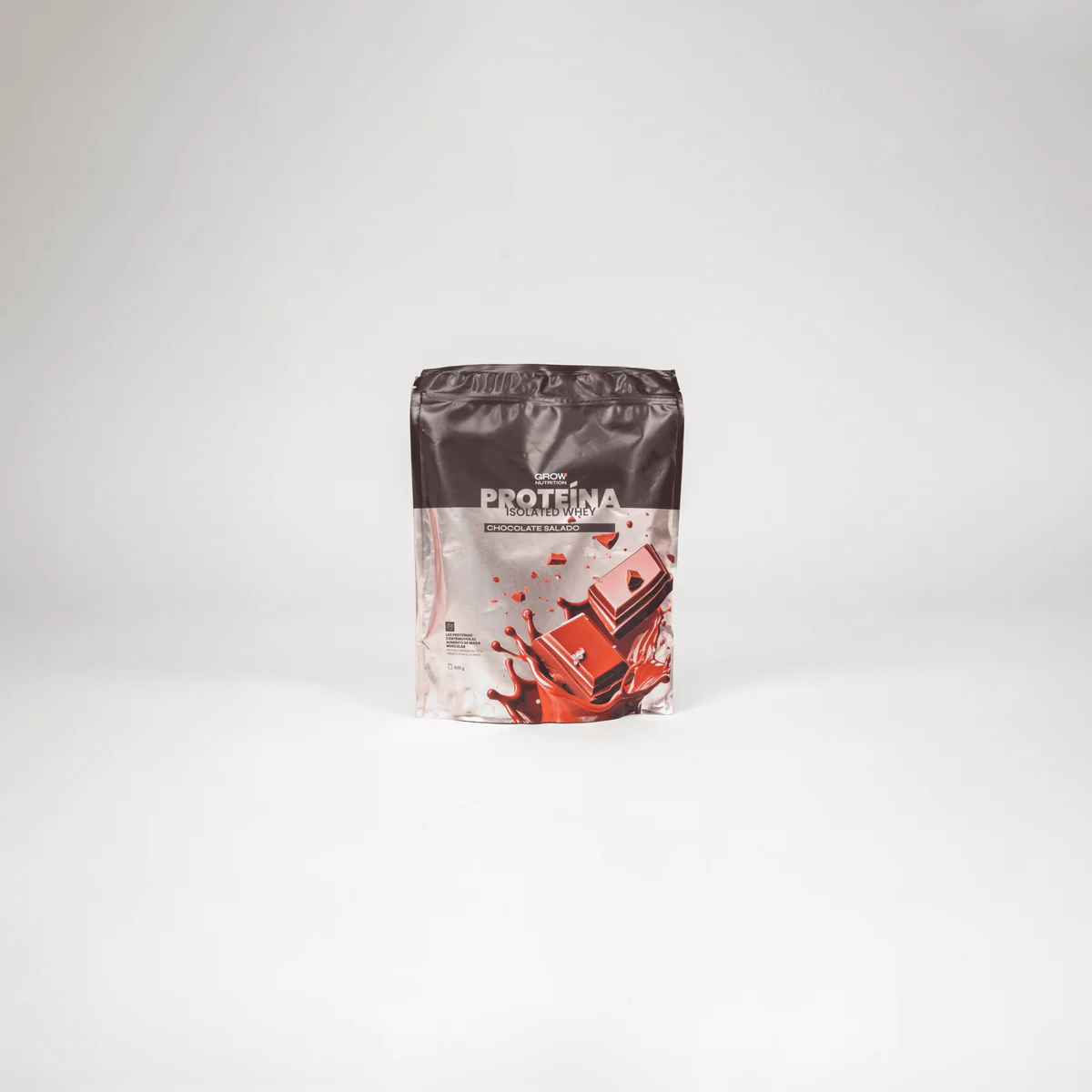GROW NUTRITION PROTEINA ISOLATED WHEY CHOCOLATE SALADO 500 GR
