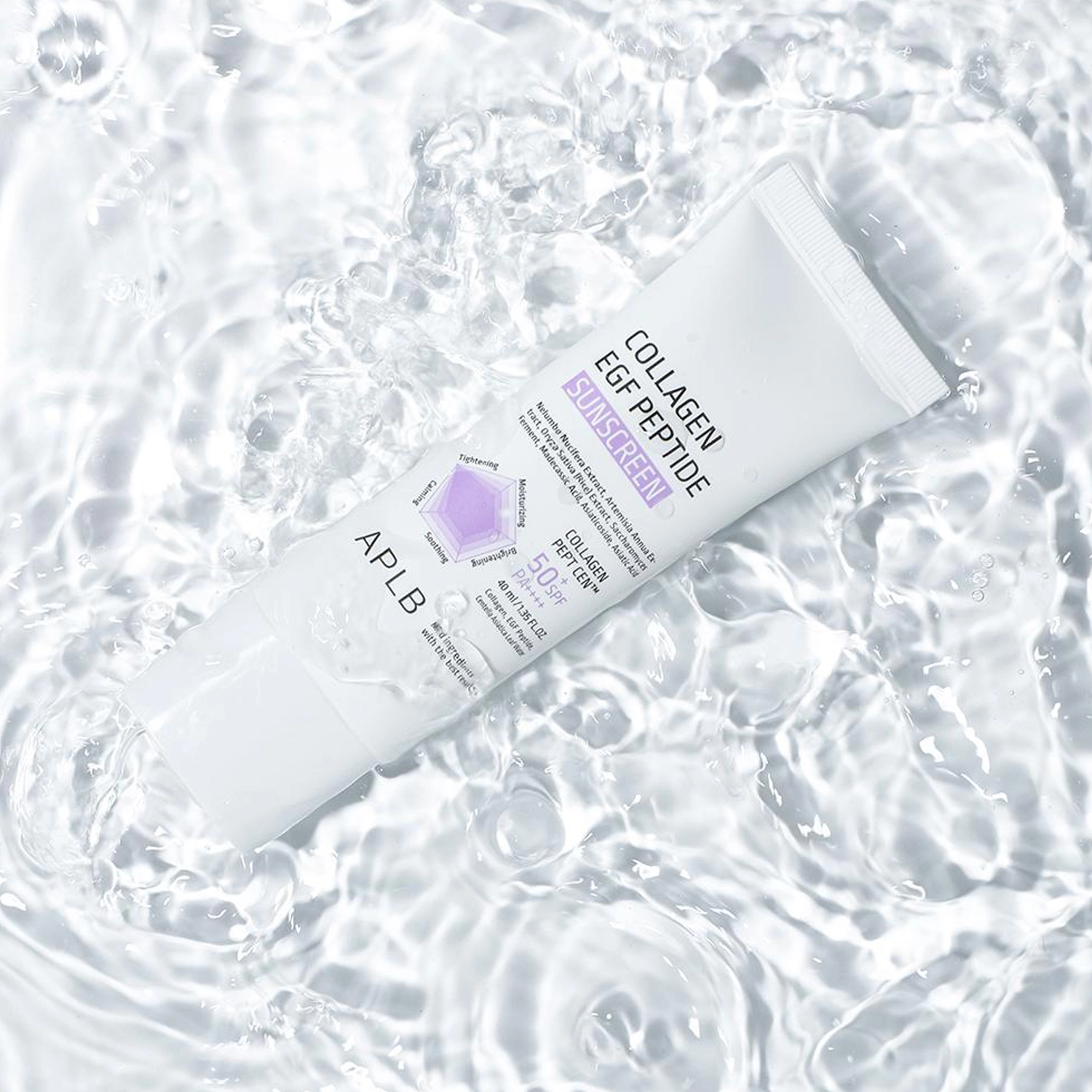 APLB COLLAGEN EGF PEPTIDE SUNSCREEN SPF 50+ PA++++ 40 ML - Imagen 3