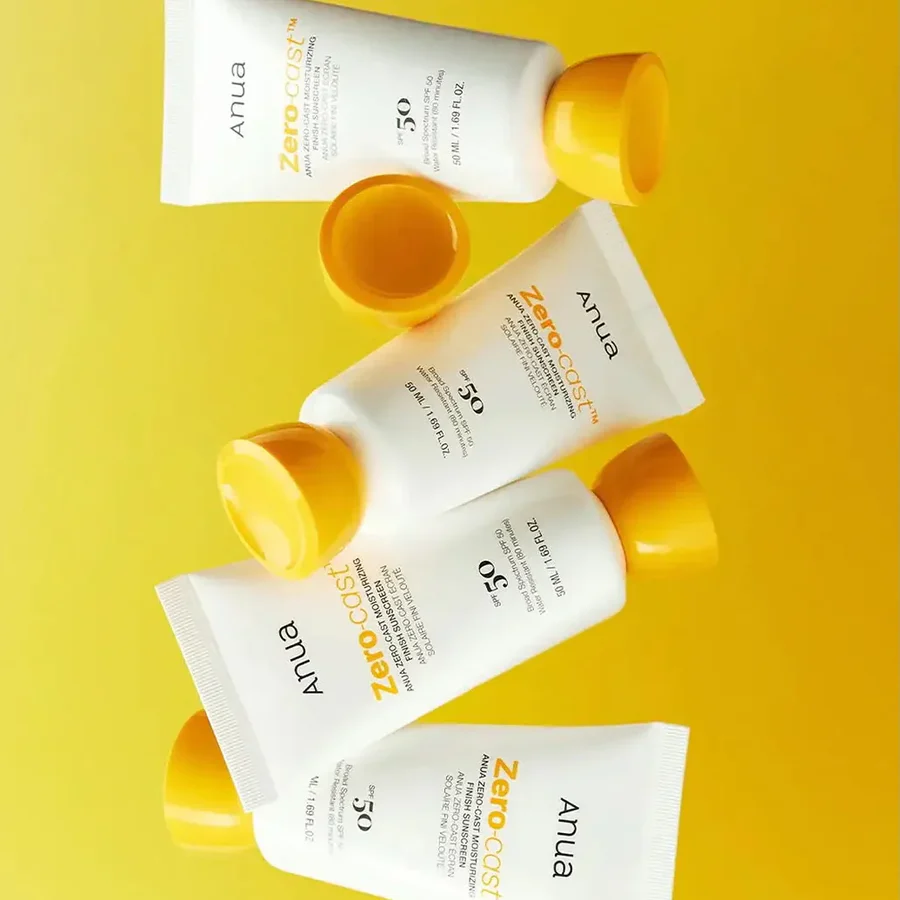 ANUA ZERO-CAST MOISTURIZING FINISH SUNSCREEN SPF50 PA++++ 50 ML - Imagen 2