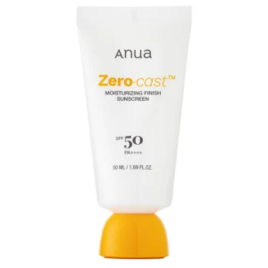 ANUA ZERO-CAST MOISTURIZING FINISH SUNSCREEN SPF50 PA++++ 50 ML