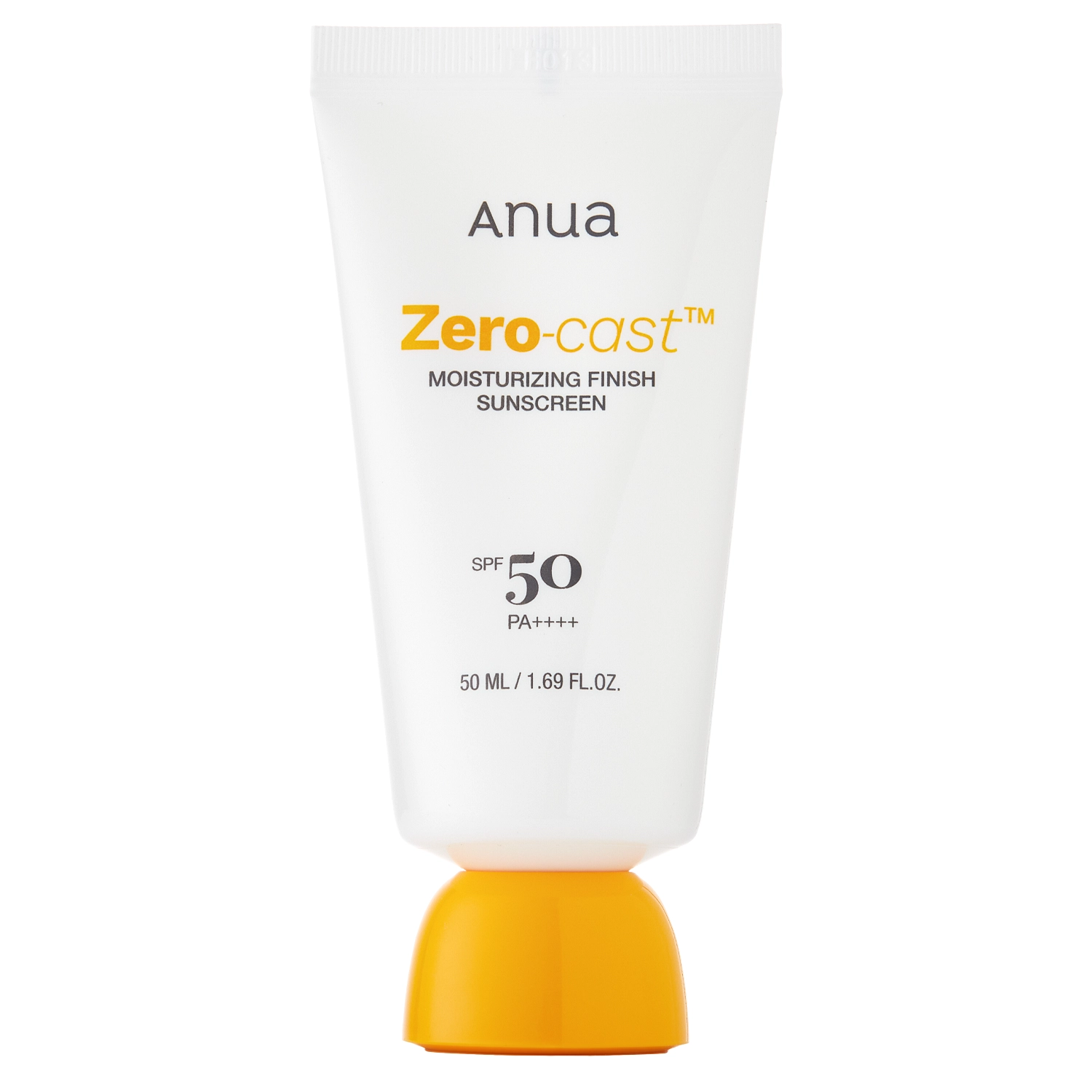 ANUA ZERO-CAST MOISTURIZING FINISH SUNSCREEN SPF50 PA++++ 50 ML