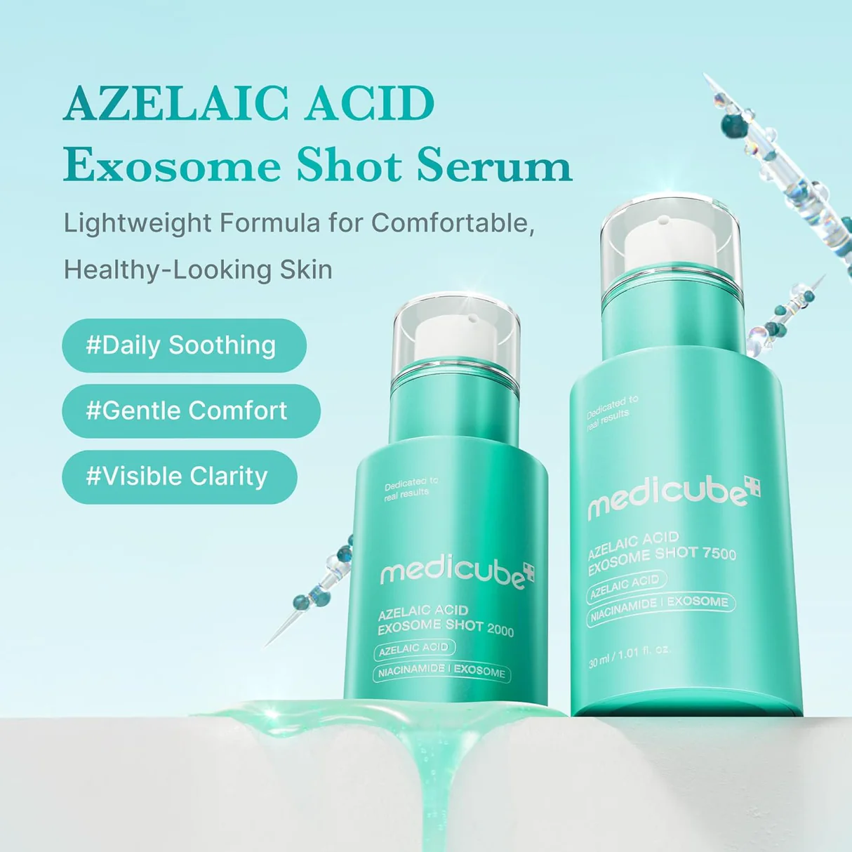 MEDICUBE AZELAIC ACID EXOSOME SHOT 7500 30 ML - Imagen 4